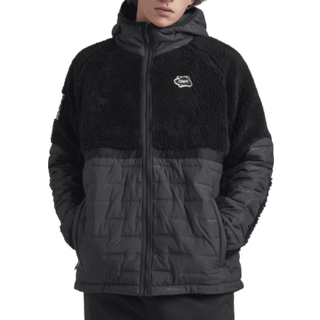 ColourWear Men's Morph Teddy Hoodie Black, XS