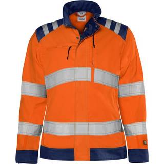 Fristads 4068 GPLU Jakke Bemærk, orange/marineblå Hi-Vis, Orange/Navy