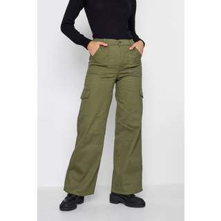 Lts Tall Khaki Green Utility Cargo Trousers Long > 10 Lts | Tall Women's Cargo Trousers - Long 10