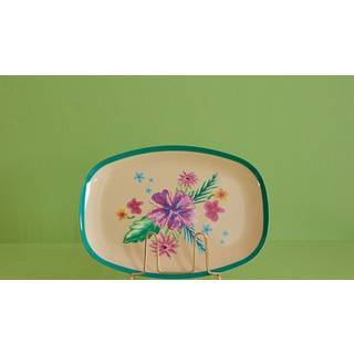 RICE Rice melamintallerken 22 x 30 cm Arda bloom