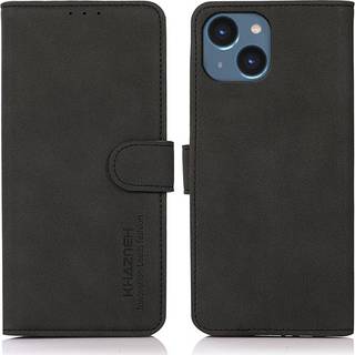 SKALO iPhone 15 Plus KHAZNEH Pungetui i PU-læder - Sort