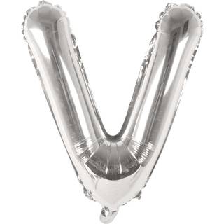 Folienballon Buchstabe silber 36cm