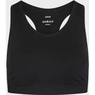 Zebdia Dame Sports BH - Black - M/L