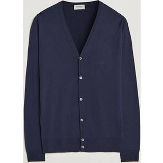 John Smedley Petworth Extra Fine Merino Cardigan Midnight
