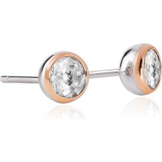 Clogau® Celebration Sterling Silver Stud Earrings with Topaz
