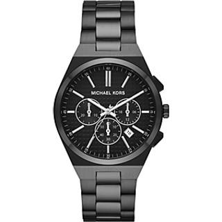 MK Oversized Lennox Black-Tone Watch - Black - Michael Kors - ONE SIZE