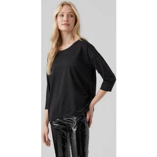 Herrena Lurex Bluse - Sort - XS - Vero Moda