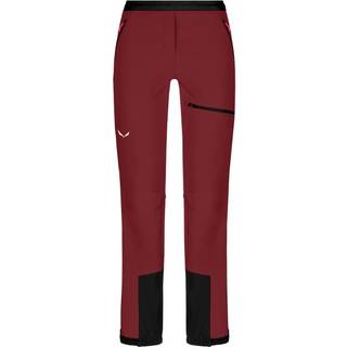 Salewa Women's Sella DST Light Pants Ski touring bukser Damer størrelse 36 farve rød