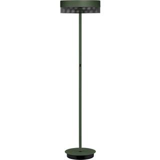 Mesh LED-gulvlampe med dæmper, grangrøn