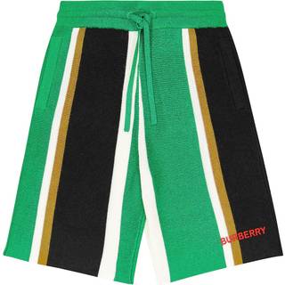 Burberry Kids Striped wool and cashmere shorts - multicoloured - Y 3