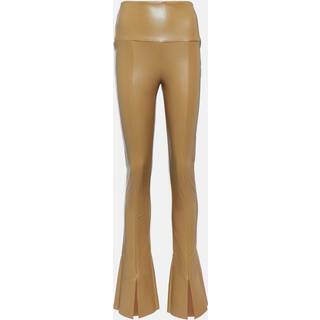 Norma Kamali Spat faux leather leggings - beige - L