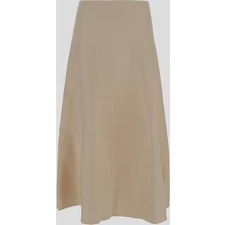 Jil Sander High-rise virgin wool midi skirt - white - S