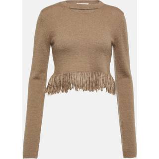 JW Anderson Tassel-trimmed mohair-blend sweater - neutrals - L
