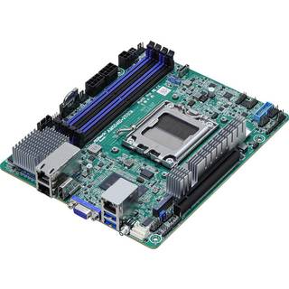 ASRock AM5D4ID-2T/BCM, 1xSKT AM5, AMD Ryzen 7000, X300, 4xDIMM, 1xM.2, 2x10GbE, IPMI