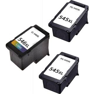 Kompatibel blækpatroner Canon PG 545 XL / CL 546 XL - 8286B001, 3 stk. rabatpakke 48 ml