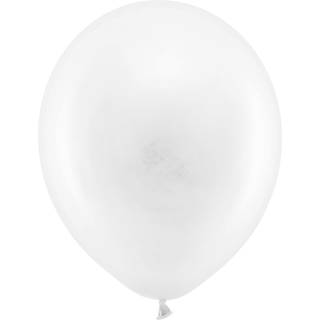 100 stk. Hvide Latex Balloner 12" – Nedbrydeligt Materiale til Helium &amp; Festlig Dekoration
