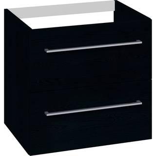 Scanbad Multo Vaskeskab med to skuffer 60 cm – sort