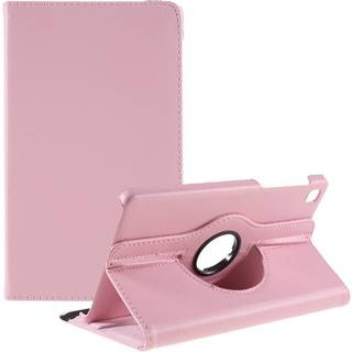 SKALO Samsung Tab A7 Lite 360 Litchi Flip Cover - Pink