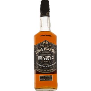 Ezra Brooks Black Label Sour Mash Bourbon Whiskey, 40%