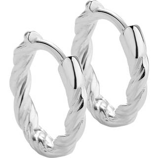 CURLY HOOP SMALL | SILVER