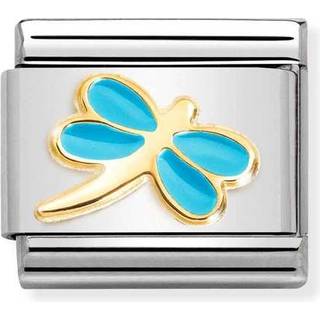 Nomination Turquoise Dragonfly Charm - Stainless Steel - Blue