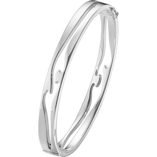 FUSION armring (str. L), Georg Jensen, 18 kt. hvidguld