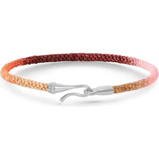 OLE LYNGGAARD COPENHAGEN Life armbånd i rosa med sølv krog