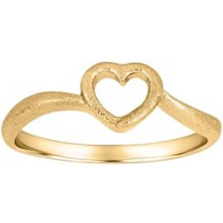 Siersbøl Forg. sølv hjerte ring - Str. 60