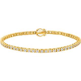 Siersbøl 14kt. guld tennisarmbånd dia. 2.0ct W/SI