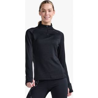 2XU Ignition Base Layer Langærmet Top, Black/ Reflective, M
