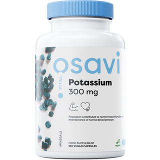 Kalium, 300 mg - 180 veganske kapsler