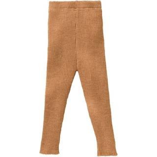 Disana Ribstrikkede Leggings - Merinould - Caramel