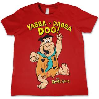 THE FLINTSTONES - T-Shirt KIDS Yabba-Dabba-Doo - Red (4 Years)