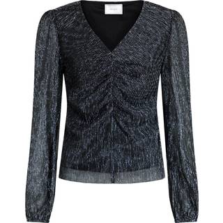 Neo Noir Ralph Glitz Bluse - Sølvfarvet - str. 38
