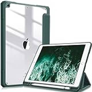Fintie Hybrid Slim Case til iPad 9. / 8. / 7. generation (2021/2020 / 2019) 10.2 tommer - [Indbygget blyantholder] St?dbestandig d?kning med klar