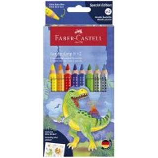 Faber-Castell Jumbo Farveblyanter Dino - Flerfarvet