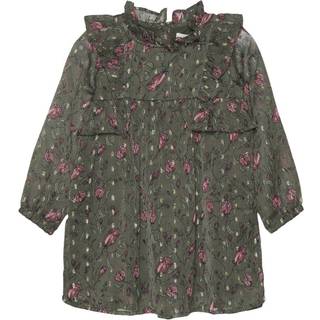 Creamie Blomstret Baby-kjole Olive Night 80 cm  Grøn  80 cm  kvinde