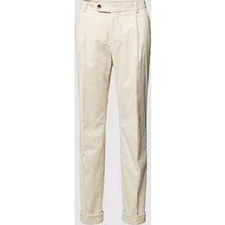 BOSS Black Herren Hose beige,weiß Slim Fit