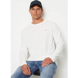 Marc O'Polo Herren Longsleeve weiß