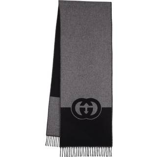 Gucci Interlocking G wool and cashmere scarf - beige - One Size