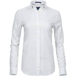 Teejays - Perfect oxford shirt - Dame - Hvid - Style 4001
