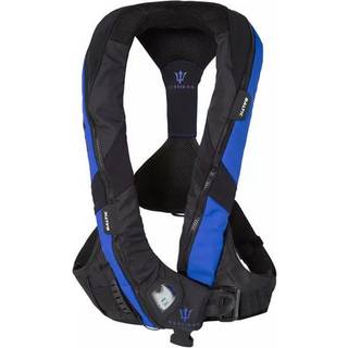 Oppustelig redningsvest Baltic Poseidon Sele 150N, automatisk, royal + kulsyrepatron 33 gram, 40 - 120 kg