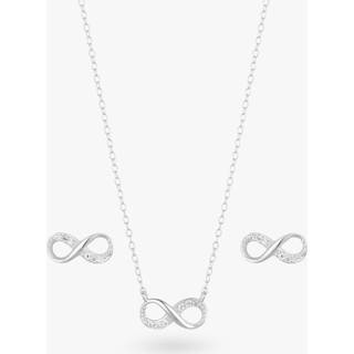 Simply Silver Simply Silver Silver Infinity Set