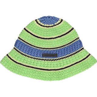 Stella McCartney Logo cotton crochet bucket hat - multicoloured - M