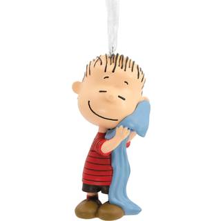 Hallmark Peanuts Linus kramar filt julprydnad multicolor (0002hcm9371)