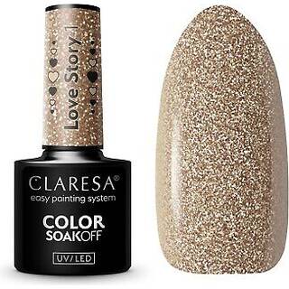 Claresa SoakOff UV/LED Color Love Story Gel neglelak Skygge 1 5 g - 5 g