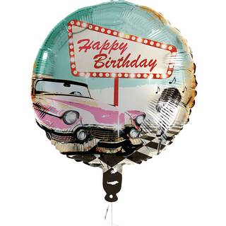 50er Happy Birthday folieballon 45 cm