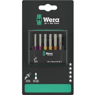 Wera werk Wera bitssæt 6 wood tx hf 1 sb