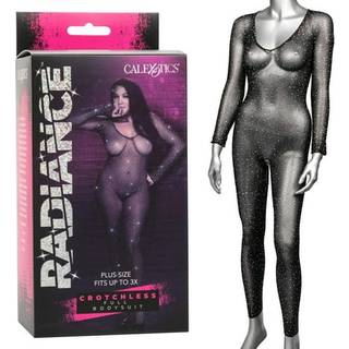 Calexotics Radiance Crotchless Full Bodysuit Rhine Plus Size