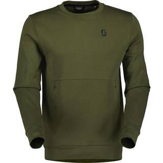 Scott Tech Crewneck Trøje Grøn - Størrelse Large
